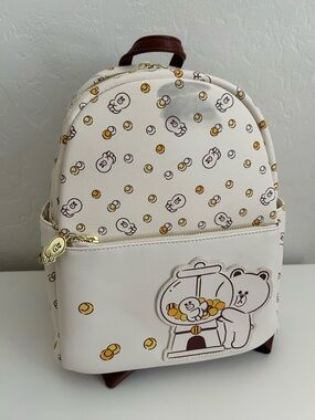 Boxlunch Line Friends Brown Backpack